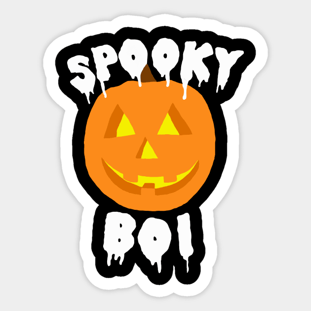 Pumpkin Boi Sticker by TheDarkGoddess